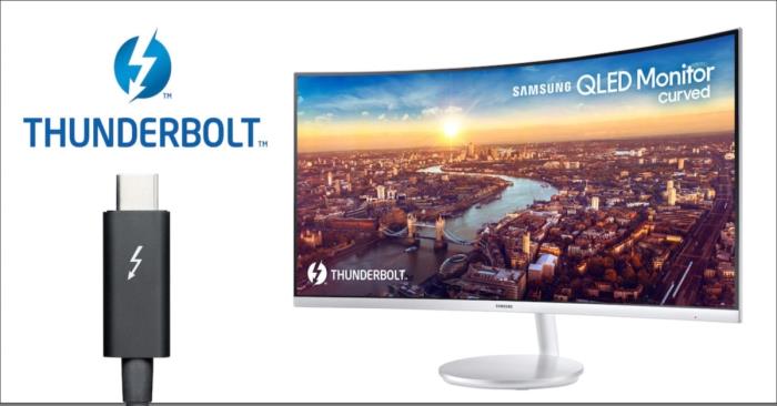 Samsung unveils first Thunderbolt 3 QLED curved monitor - AV Integration